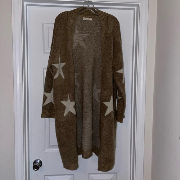 Blank Nyc Oversized Star Cardigan 
